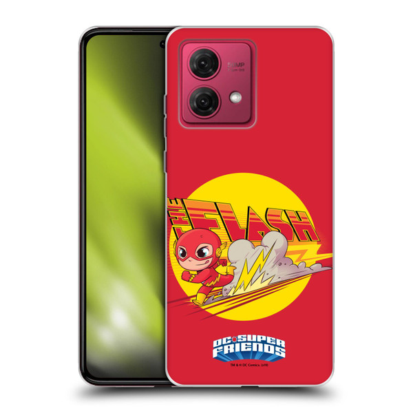Super Friends DC Comics Toddlers Composed Art The Flash Soft Gel Case for Motorola Moto G84 5G