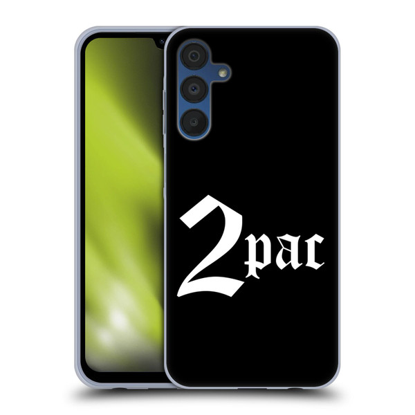 Tupac Shakur Logos Old English Soft Gel Case for Samsung Galaxy A15