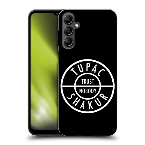 Tupac Shakur Logos Trust Nobody Soft Gel Case for Samsung Galaxy M14 5G