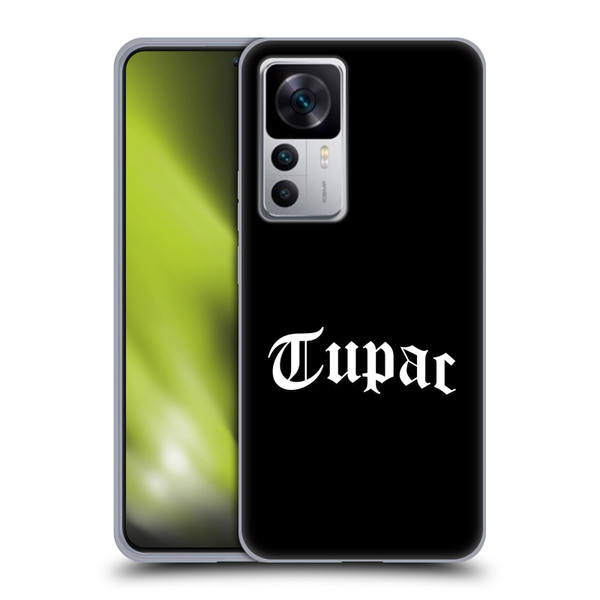 Tupac Shakur Logos Old English 2 Soft Gel Case for Xiaomi 12T 5G / 12T Pro 5G / Redmi K50 Ultra 5G