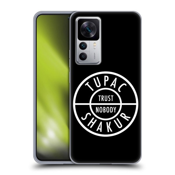 Tupac Shakur Logos Trust Nobody Soft Gel Case for Xiaomi 12T 5G / 12T Pro 5G / Redmi K50 Ultra 5G