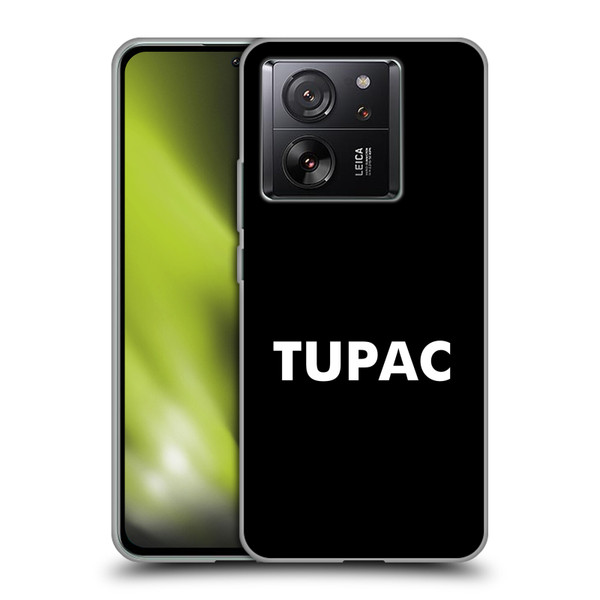 Tupac Shakur Logos Sans Serif Soft Gel Case for Xiaomi 13T 5G / 13T Pro 5G