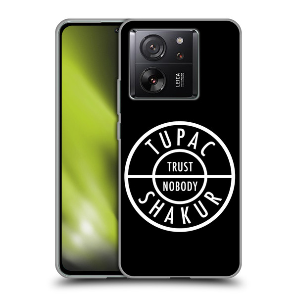 Tupac Shakur Logos Trust Nobody Soft Gel Case for Xiaomi 13T 5G / 13T Pro 5G