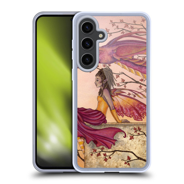 Amy Brown Elemental Fairies Greeting The Dawn Soft Gel Case for Samsung Galaxy S24+ 5G