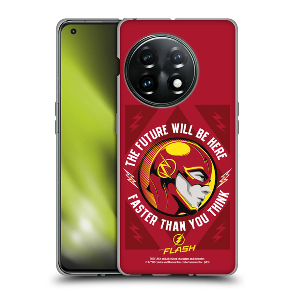 The Flash TV Series Graphics Barry Faster Soft Gel Case for OnePlus 11 5G