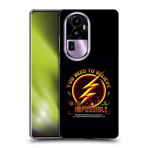 The Flash TV Series Graphics Believe Soft Gel Case for OPPO Reno10 Pro+