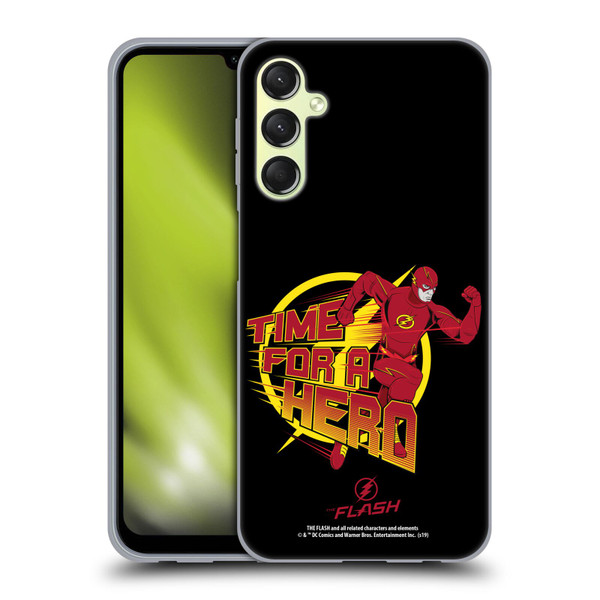 The Flash TV Series Graphics Barry Hero Soft Gel Case for Samsung Galaxy A24 4G / Galaxy M34 5G