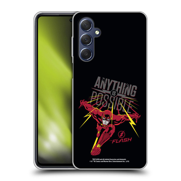 The Flash TV Series Graphics Barry Anything Is Possible Soft Gel Case for Samsung Galaxy M54 5G