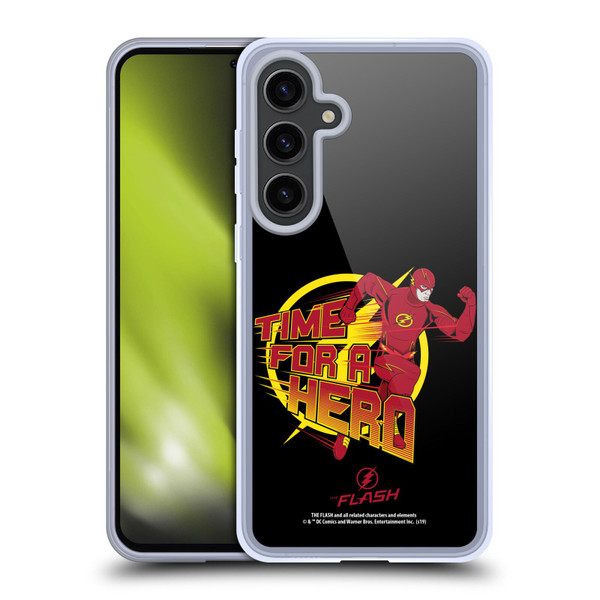 The Flash TV Series Graphics Barry Hero Soft Gel Case for Samsung Galaxy S24+ 5G