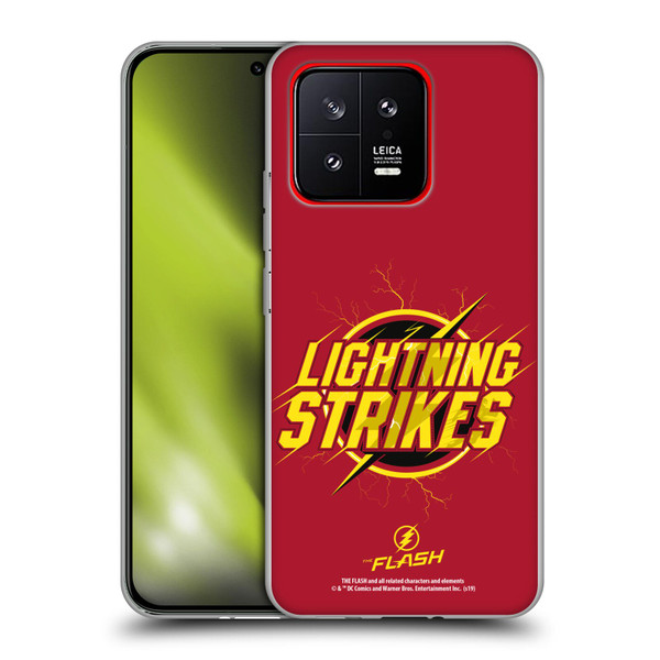 The Flash TV Series Graphics Lightning Strikes Soft Gel Case for Xiaomi 13 5G