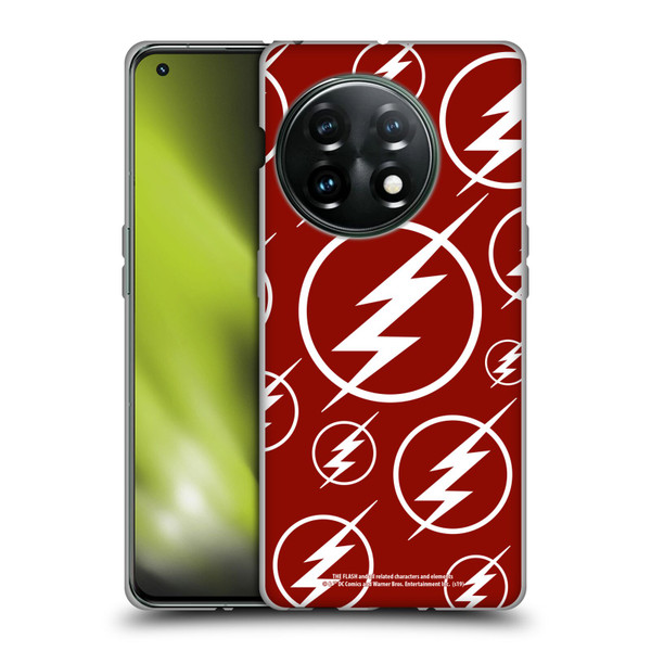 The Flash TV Series Logos Pattern Soft Gel Case for OnePlus 11 5G