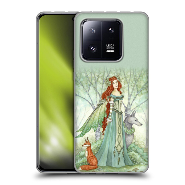 Amy Brown Magical Fairies Woodland Fairy With Fox & Wolf Soft Gel Case for Xiaomi 13 Pro 5G