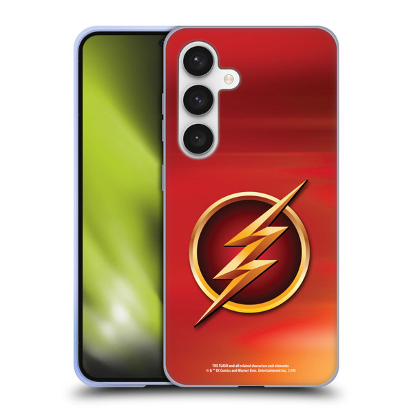 The Flash TV Series Logos Red Soft Gel Case for Samsung Galaxy S24 5G