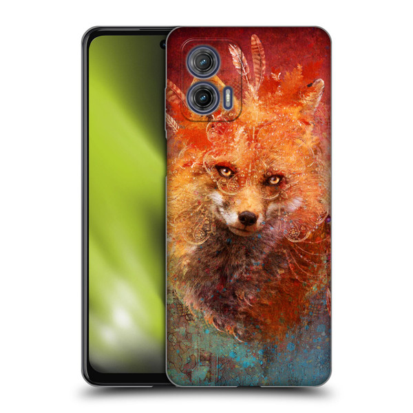 Jena DellaGrottaglia Animals Fox Soft Gel Case for Motorola Moto G73 5G
