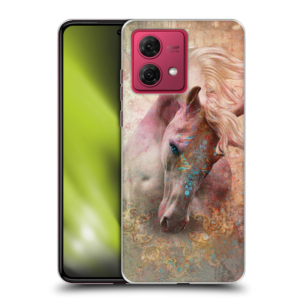 Jena DellaGrottaglia Animals Horse Soft Gel Case for Motorola Moto G84 5G