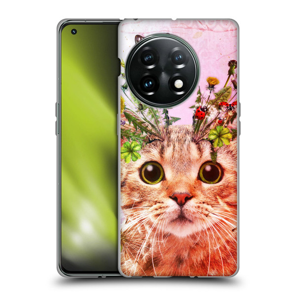 Jena DellaGrottaglia Animals Kitty Soft Gel Case for OnePlus 11 5G