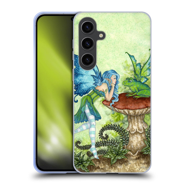 Amy Brown Pixies Frog Gossip Soft Gel Case for Samsung Galaxy S24+ 5G