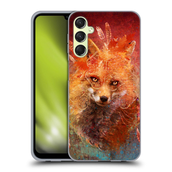 Jena DellaGrottaglia Animals Fox Soft Gel Case for Samsung Galaxy A24 4G / Galaxy M34 5G