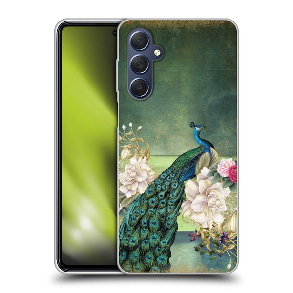 Jena DellaGrottaglia Animals Peacock Soft Gel Case for Samsung Galaxy M54 5G