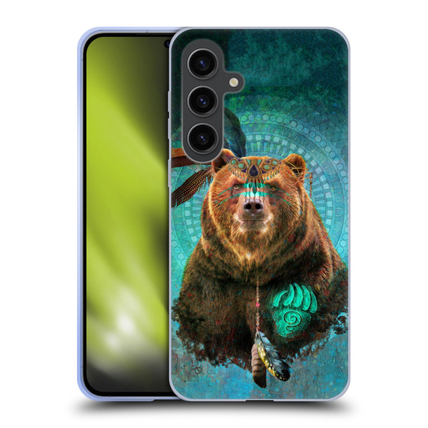 Jena DellaGrottaglia Animals Bear Soft Gel Case for Samsung Galaxy S24+ 5G
