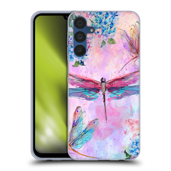 Jena DellaGrottaglia Insects Dragonflies Soft Gel Case for Samsung Galaxy A15