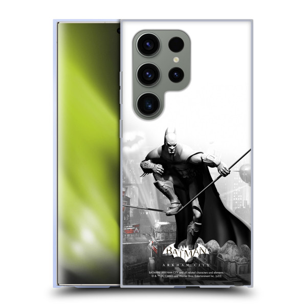 Batman Arkham City Key Art Comic Book Cover Soft Gel Case for Samsung Galaxy S24 Ultra 5G