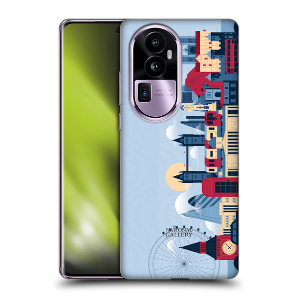 The National Gallery Art London Skyline Soft Gel Case for OPPO Reno10 Pro+
