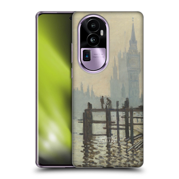 The National Gallery Art Monet Thames Soft Gel Case for OPPO Reno10 Pro+