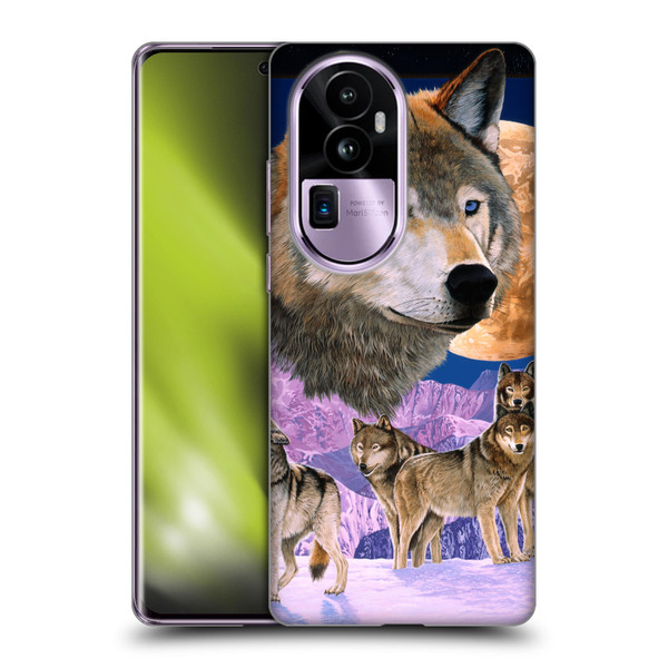 Graeme Stevenson Assorted Designs Wolves Soft Gel Case for OPPO Reno10 Pro+