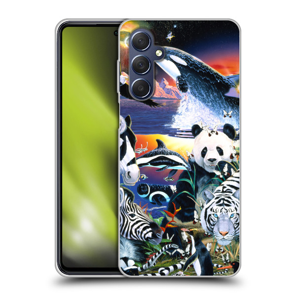 Graeme Stevenson Assorted Designs Animals Soft Gel Case for Samsung Galaxy M54 5G