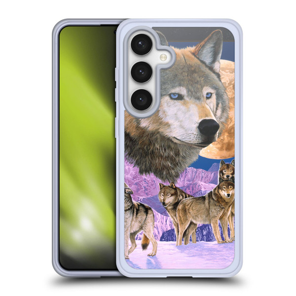 Graeme Stevenson Assorted Designs Wolves Soft Gel Case for Samsung Galaxy S24 5G