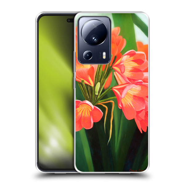 Graeme Stevenson Assorted Designs Flowers 2 Soft Gel Case for Xiaomi 13 Lite 5G