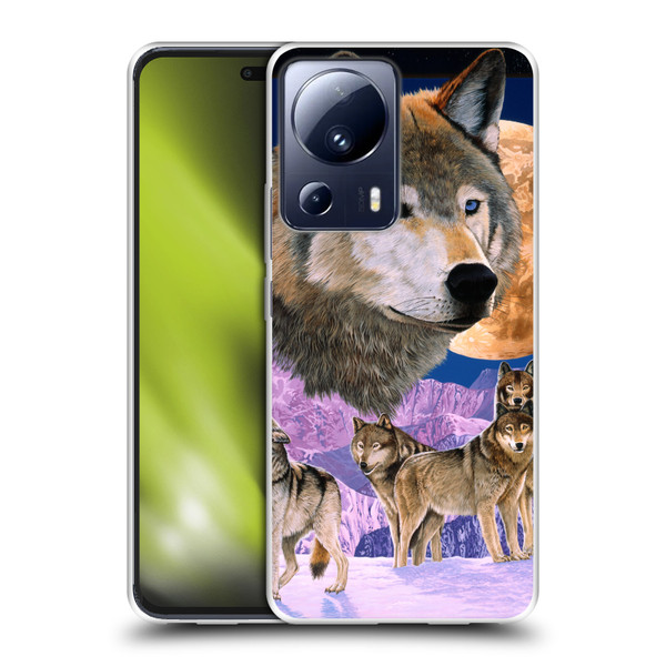 Graeme Stevenson Assorted Designs Wolves Soft Gel Case for Xiaomi 13 Lite 5G