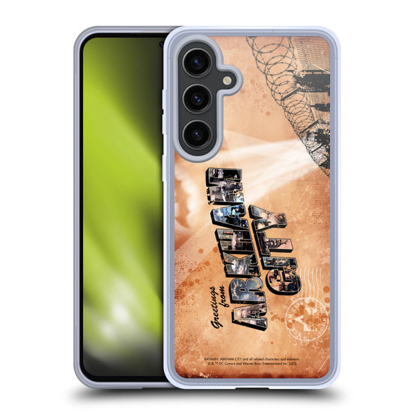 Batman Arkham City Graphics Postcard Soft Gel Case for Samsung Galaxy S24+ 5G