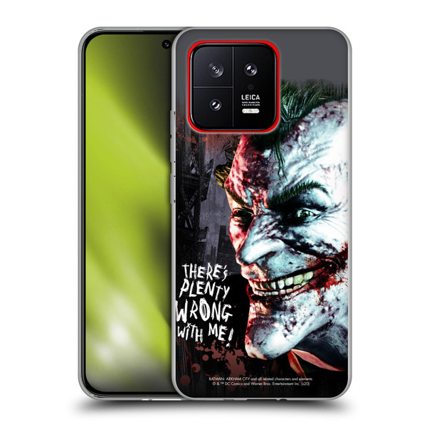 Batman Arkham City Graphics Joker Wrong With Me Soft Gel Case for Xiaomi 13 5G