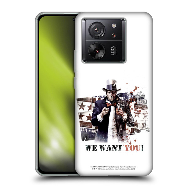 Batman Arkham City Graphics Two-Face We Want You Soft Gel Case for Xiaomi 13T 5G / 13T Pro 5G