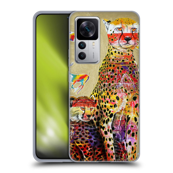 Graeme Stevenson Colourful Wildlife Cheetah Soft Gel Case for Xiaomi 12T 5G / 12T Pro 5G / Redmi K50 Ultra 5G