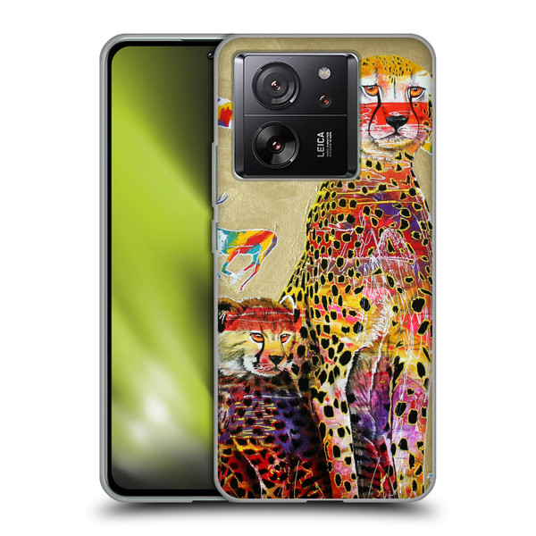 Graeme Stevenson Colourful Wildlife Cheetah Soft Gel Case for Xiaomi 13T 5G / 13T Pro 5G