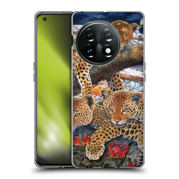 Graeme Stevenson Wildlife Leopard Soft Gel Case for OnePlus 11 5G