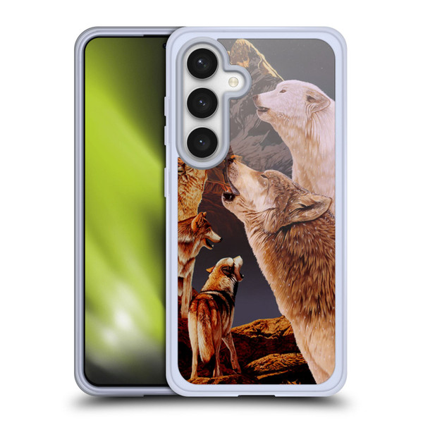 Graeme Stevenson Wildlife Wolves 2 Soft Gel Case for Samsung Galaxy S24 5G