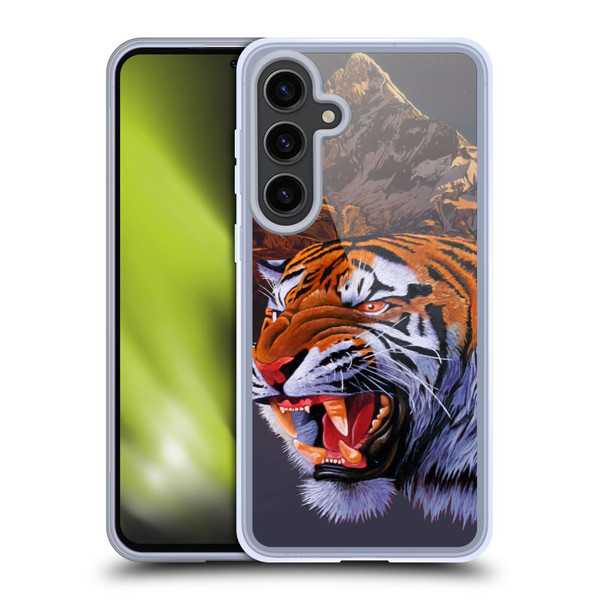 Graeme Stevenson Wildlife Tiger Soft Gel Case for Samsung Galaxy S24+ 5G