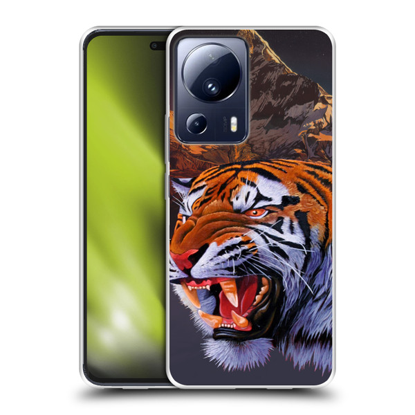 Graeme Stevenson Wildlife Tiger Soft Gel Case for Xiaomi 13 Lite 5G