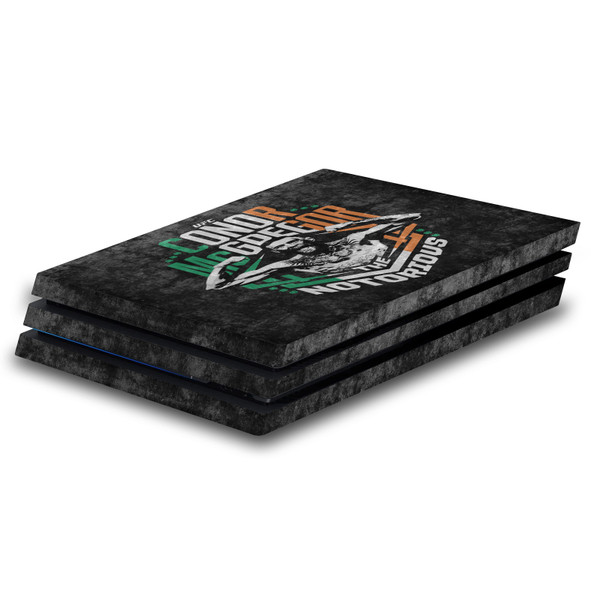 UFC Graphics Conor McGregor Distressed Vinyl Sticker Skin Decal Cover for Sony PS4 Pro Console