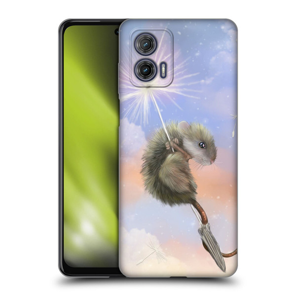Ash Evans Animals Dandelion Mouse Soft Gel Case for Motorola Moto G73 5G