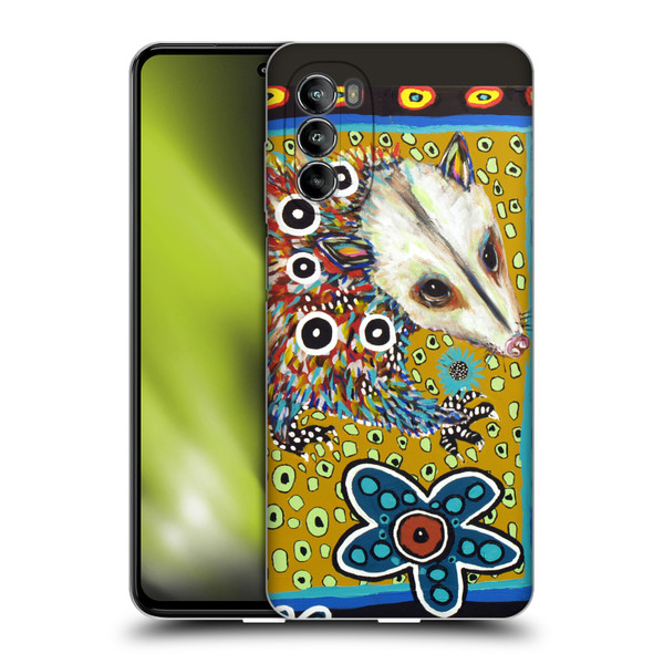 Mad Dog Art Gallery Animals Possum Soft Gel Case for Motorola Moto G82 5G