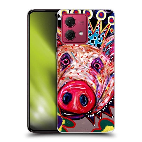 Mad Dog Art Gallery Animals Missy Pig Soft Gel Case for Motorola Moto G84 5G