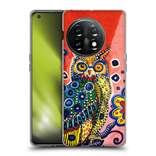 Mad Dog Art Gallery Animals Owl Soft Gel Case for OnePlus 11 5G