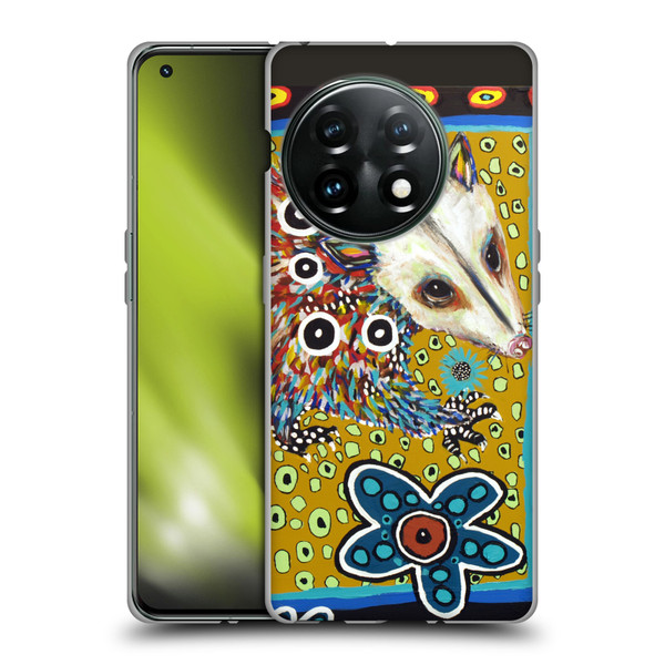 Mad Dog Art Gallery Animals Possum Soft Gel Case for OnePlus 11 5G