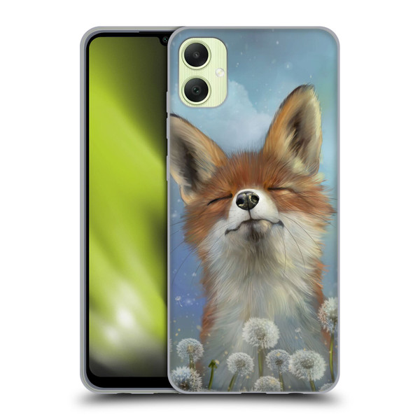 Ash Evans Animals Dandelion Fox Soft Gel Case for Samsung Galaxy A05