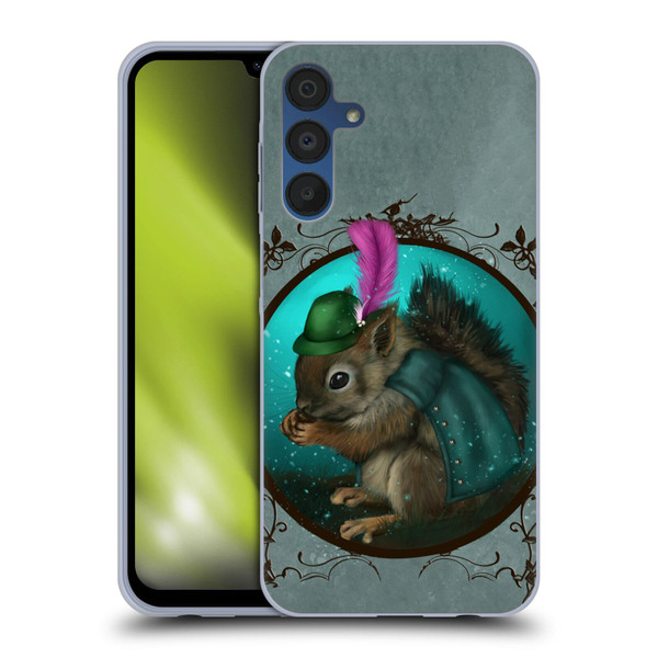 Ash Evans Animals Squirrel Soft Gel Case for Samsung Galaxy A15